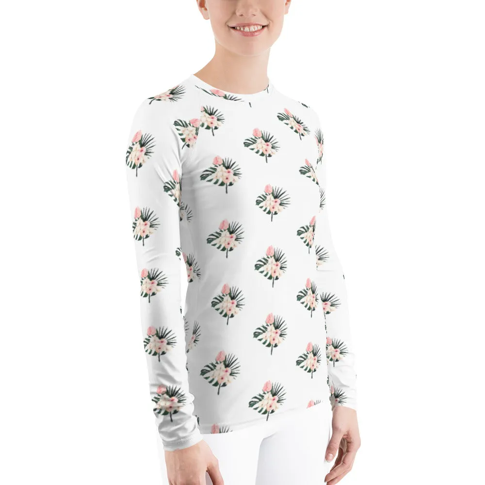 "Tropical" Women's Rash Guard