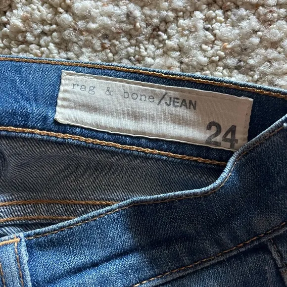 Rag &amp; Bone Dre Low Rise Slim Fit Jean Size 24 Stoke