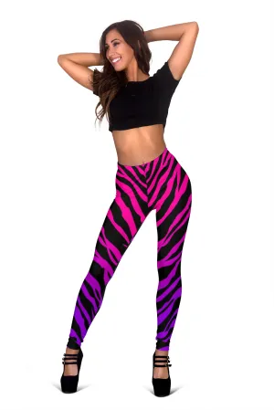 Rainbow Zebra Women's Leggings