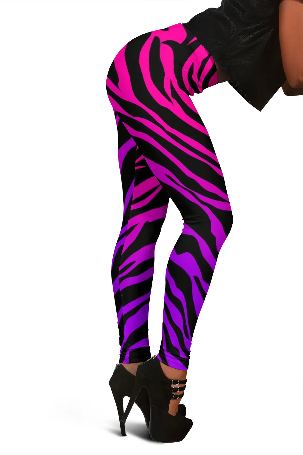Rainbow Zebra Women's Leggings