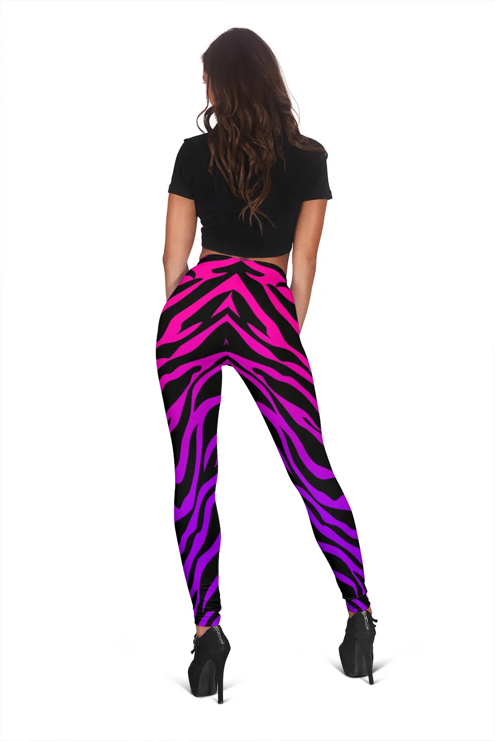 Rainbow Zebra Women's Leggings