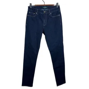 Ralph Lauren Women's Straight Jeans Size 4 Medium Wash Blue Denim Classic