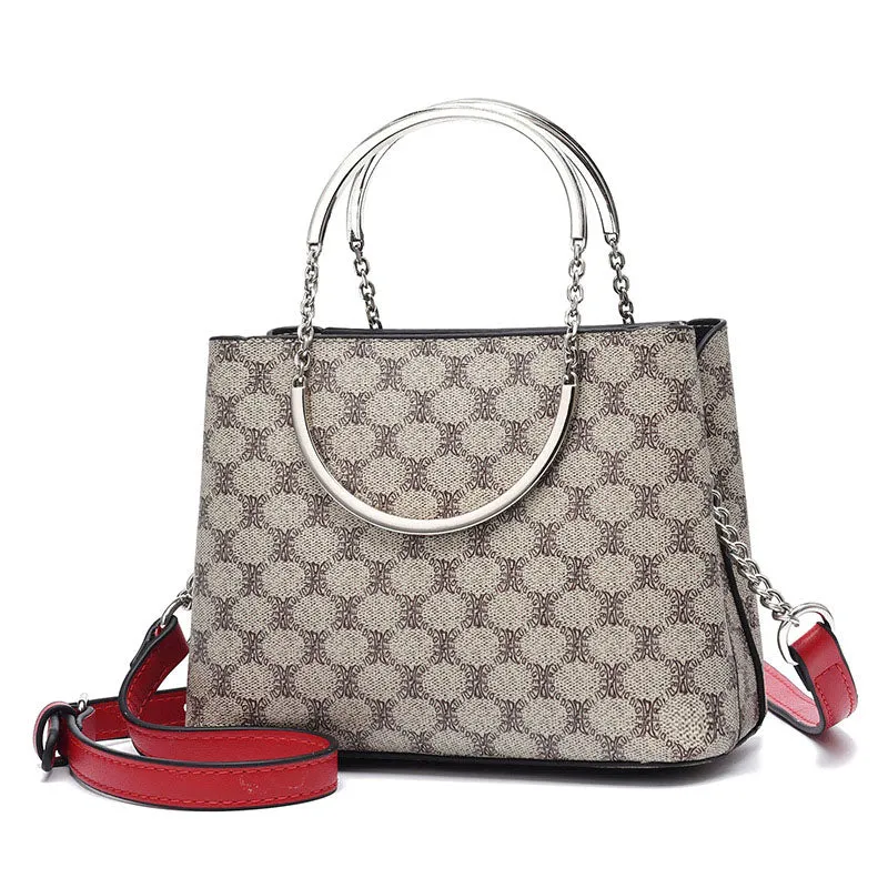 Red New Women's Bag Tide Fashion Shoulder Bag Versatile