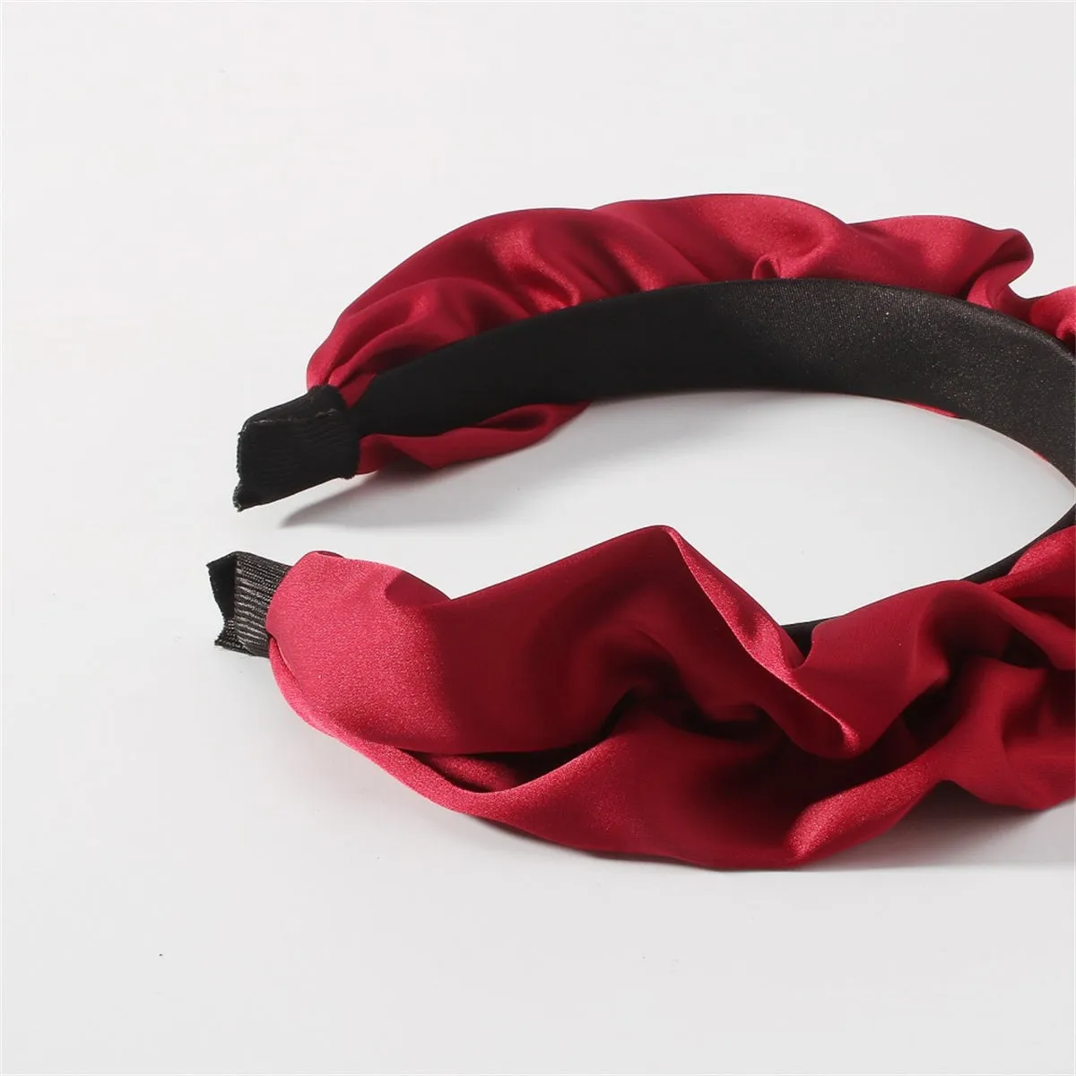 Red Ruffle Hard Headband