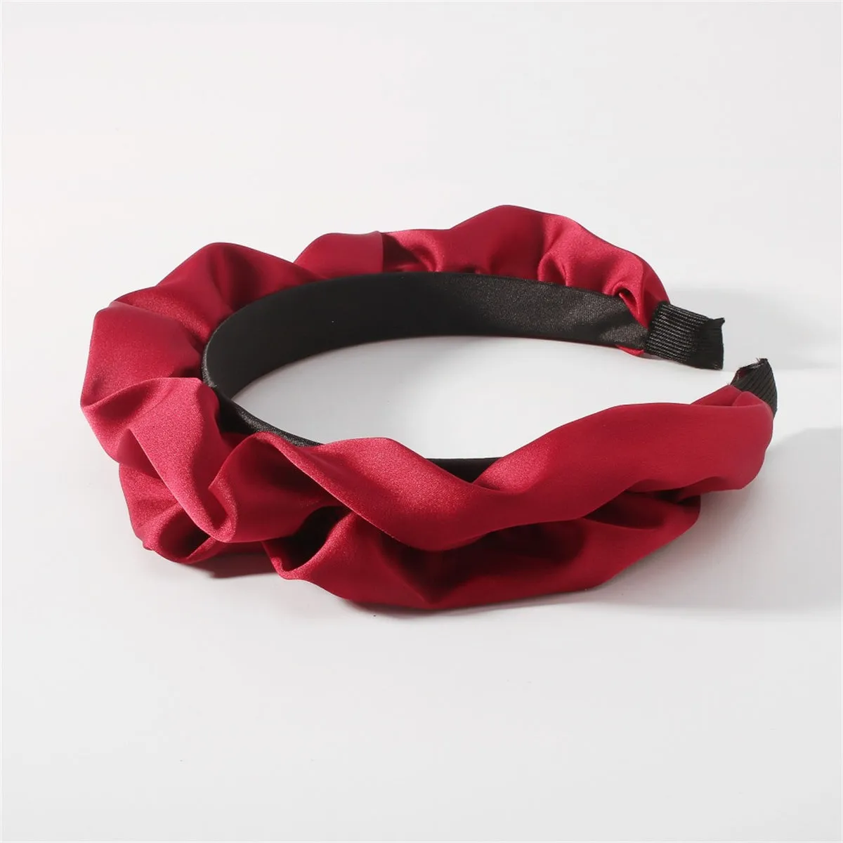 Red Ruffle Hard Headband