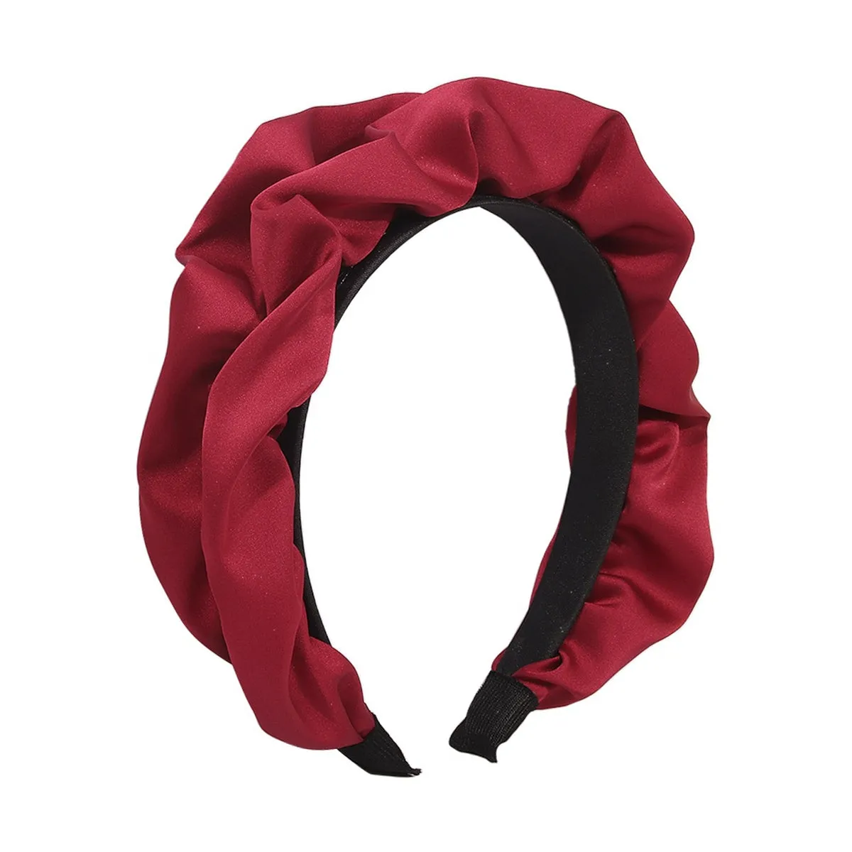 Red Ruffle Hard Headband