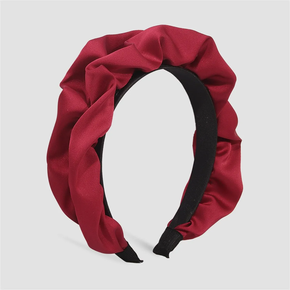 Red Ruffle Hard Headband