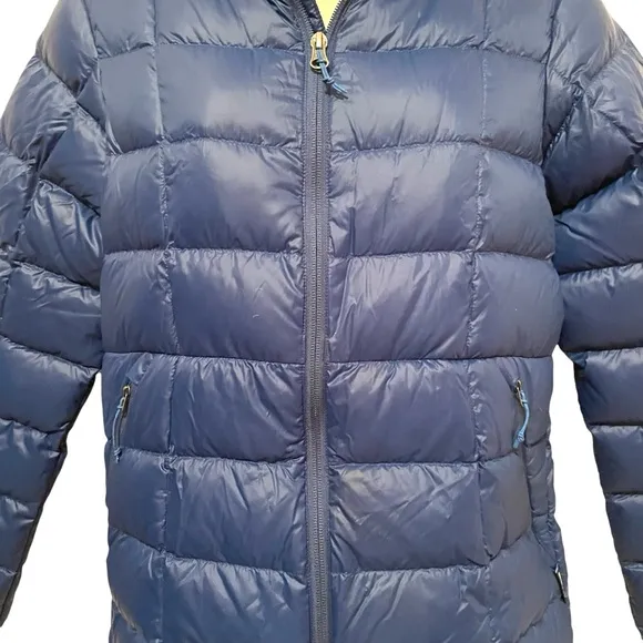REI Co-Op Women’s Women's Puffer 650 Fill Down Jacket size Small Blue Warm!