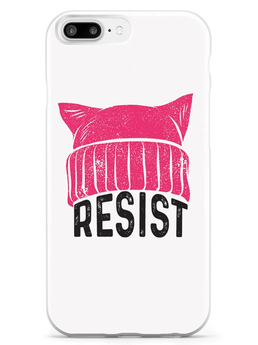 RESIST - Pussy Hat - White Case