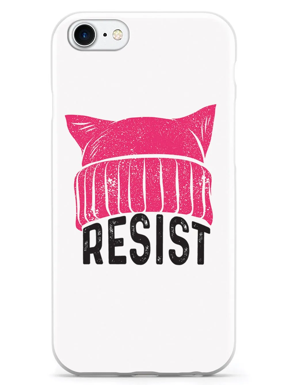 RESIST - Pussy Hat - White Case
