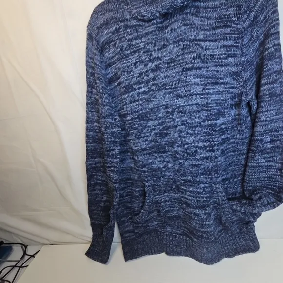 Retrofit Brand MFG Women's Knitting Hooded sweather Soft And Warm Gray/Blue XXL