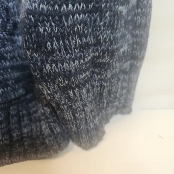 Retrofit Brand MFG Women's Knitting Hooded sweather Soft And Warm Gray/Blue XXL