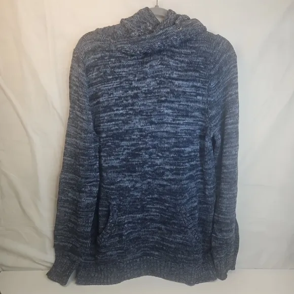 Retrofit Brand MFG Women's Knitting Hooded sweather Soft And Warm Gray/Blue XXL