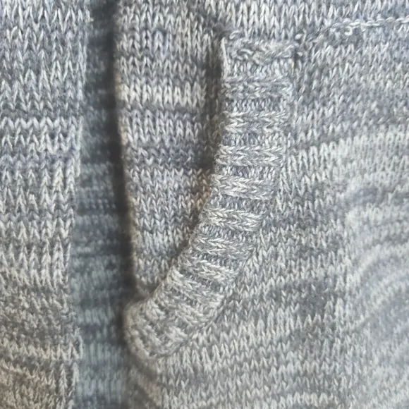 Retrofit Brand MFG Women's Knitting Hooded sweather Soft And Warm Gray/Blue XXL