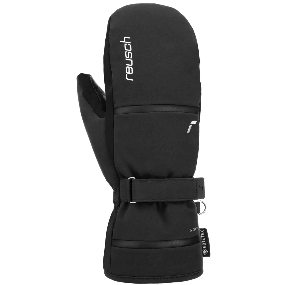 Reusch Alessia Gore -Tex Womens Mitten - Black/Silver
