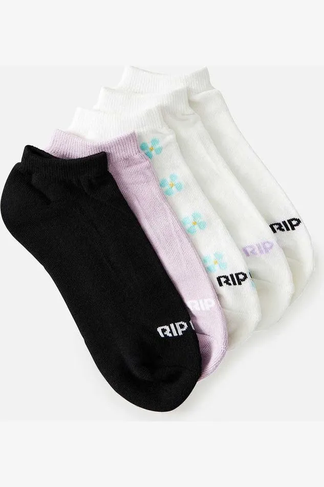 RIP CURL ANKLE SOCK 5-PACK - MULTICO