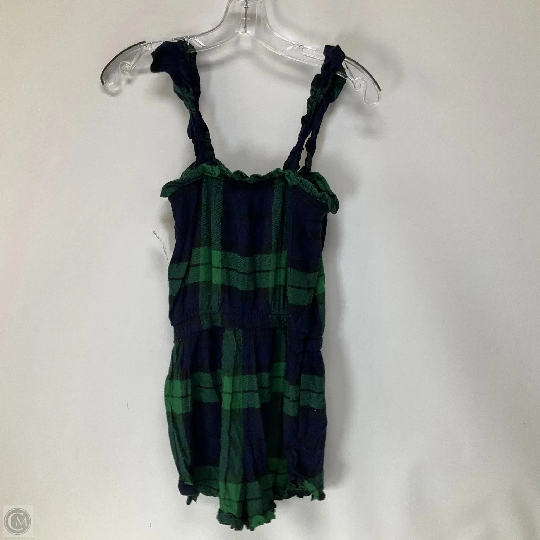 Romper By Aerie In Plaid Pattern, Size: Xs