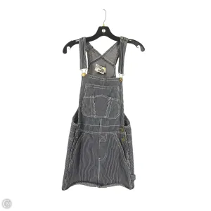 Romper By London Jean In Black & Blue, Size: S