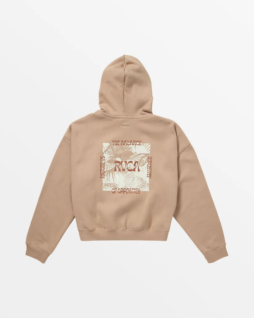 RVCA Womens Court Zip Hoodie