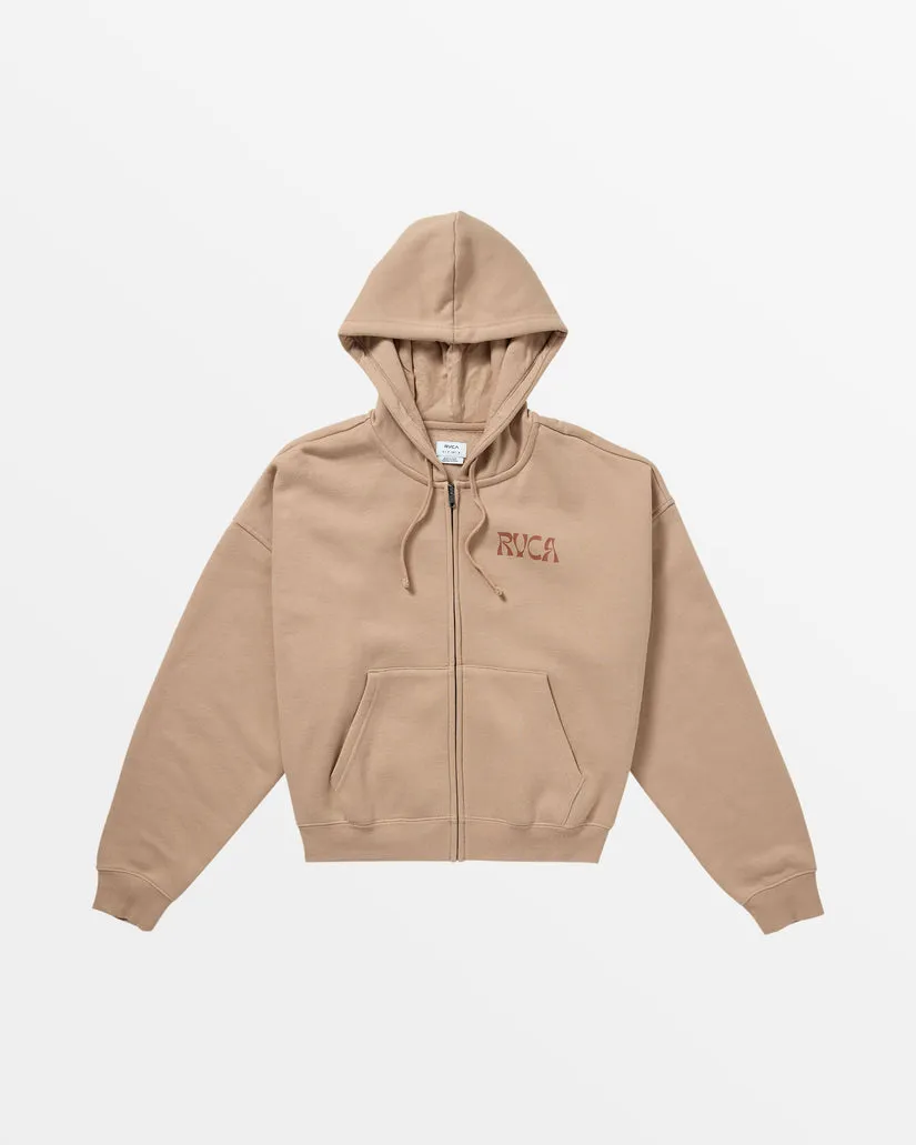RVCA Womens Court Zip Hoodie