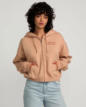 RVCA Womens Court Zip Hoodie