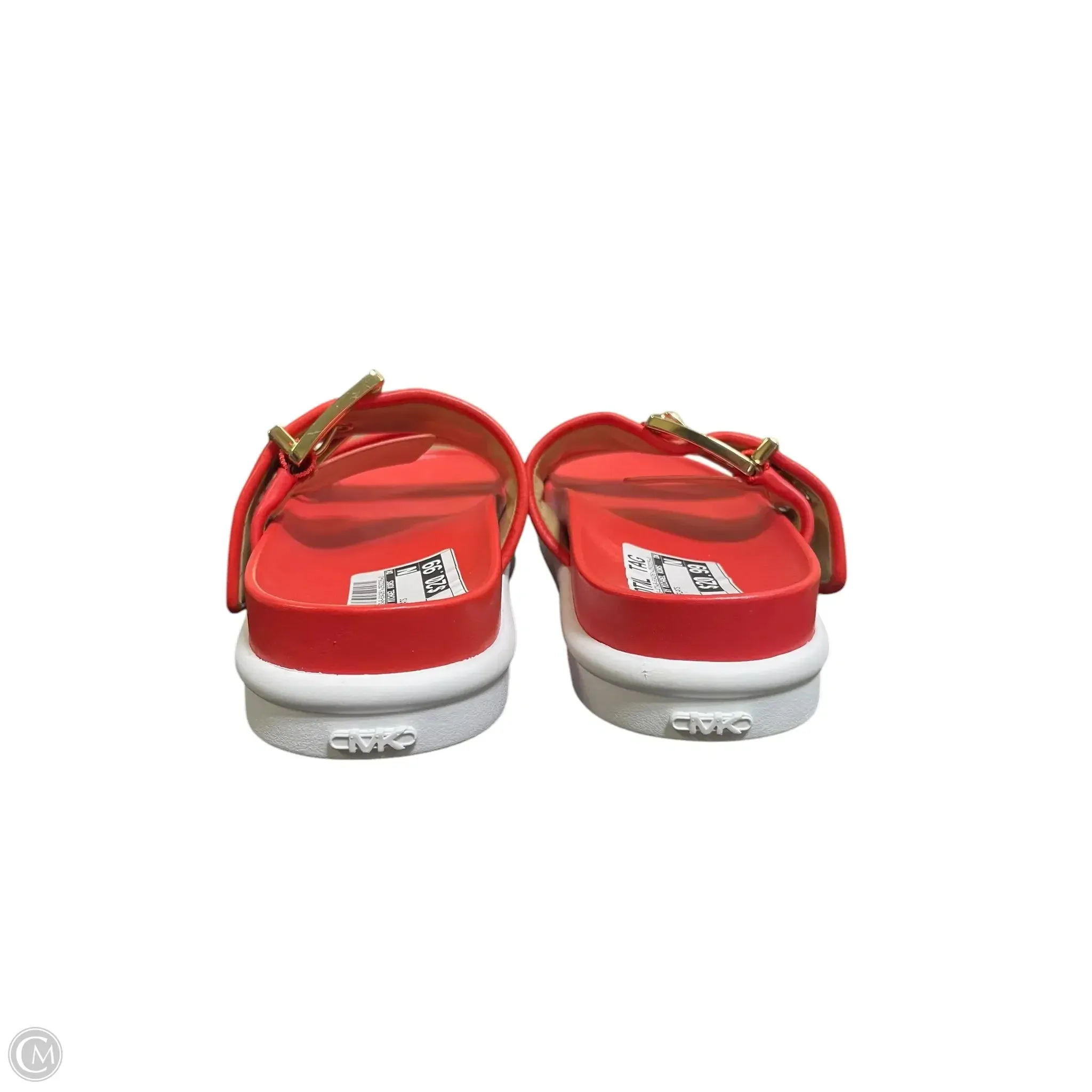 Sandals Flats By Michael By Michael Kors In Red, Size: 7