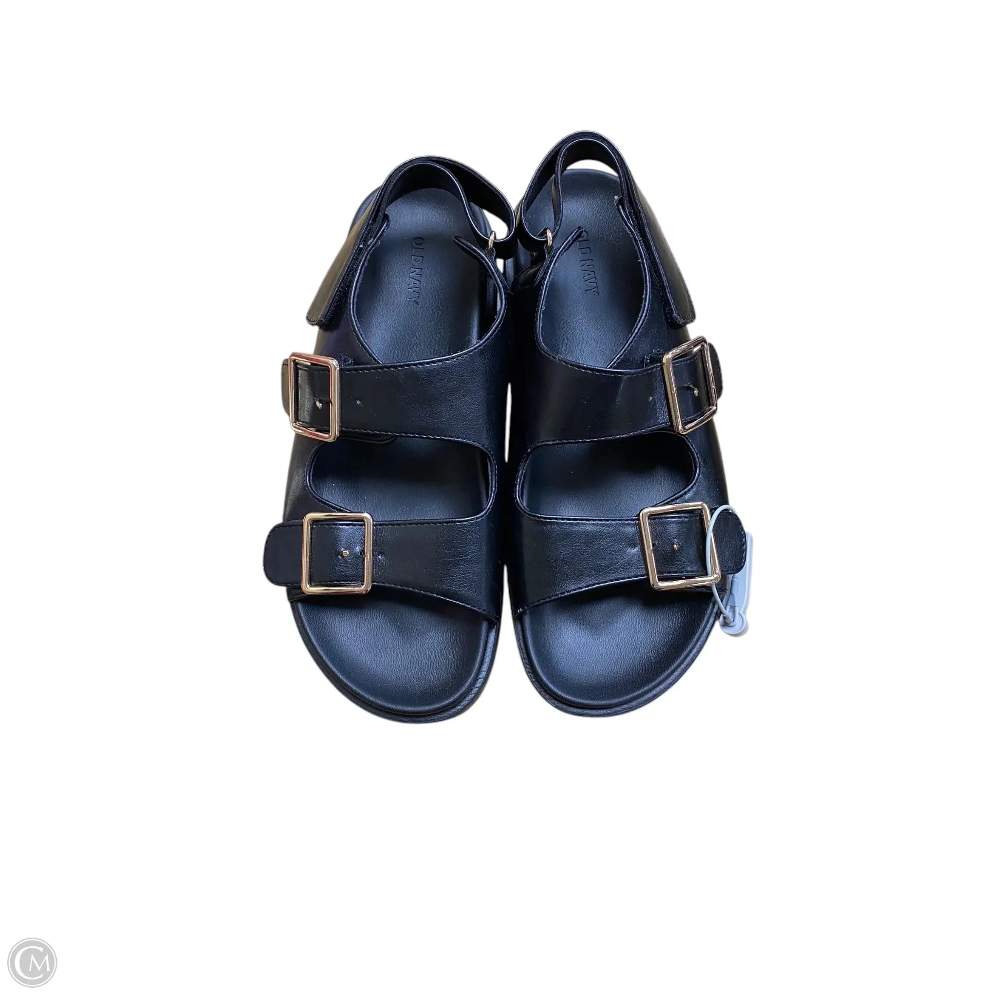 Sandals Flats By Old Navy In Black, Size: 10
