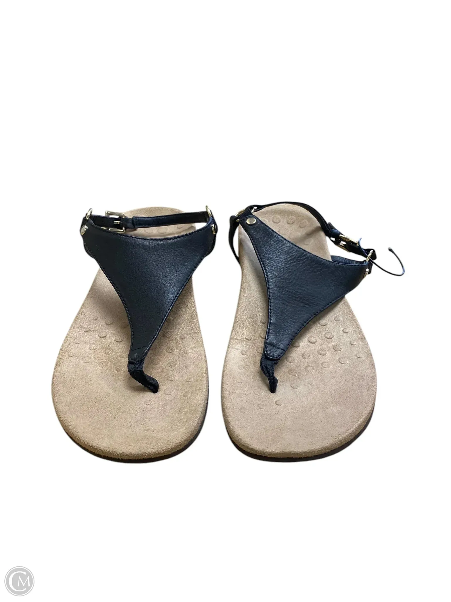 Sandals Flats By Vionic In Black, Size: 9