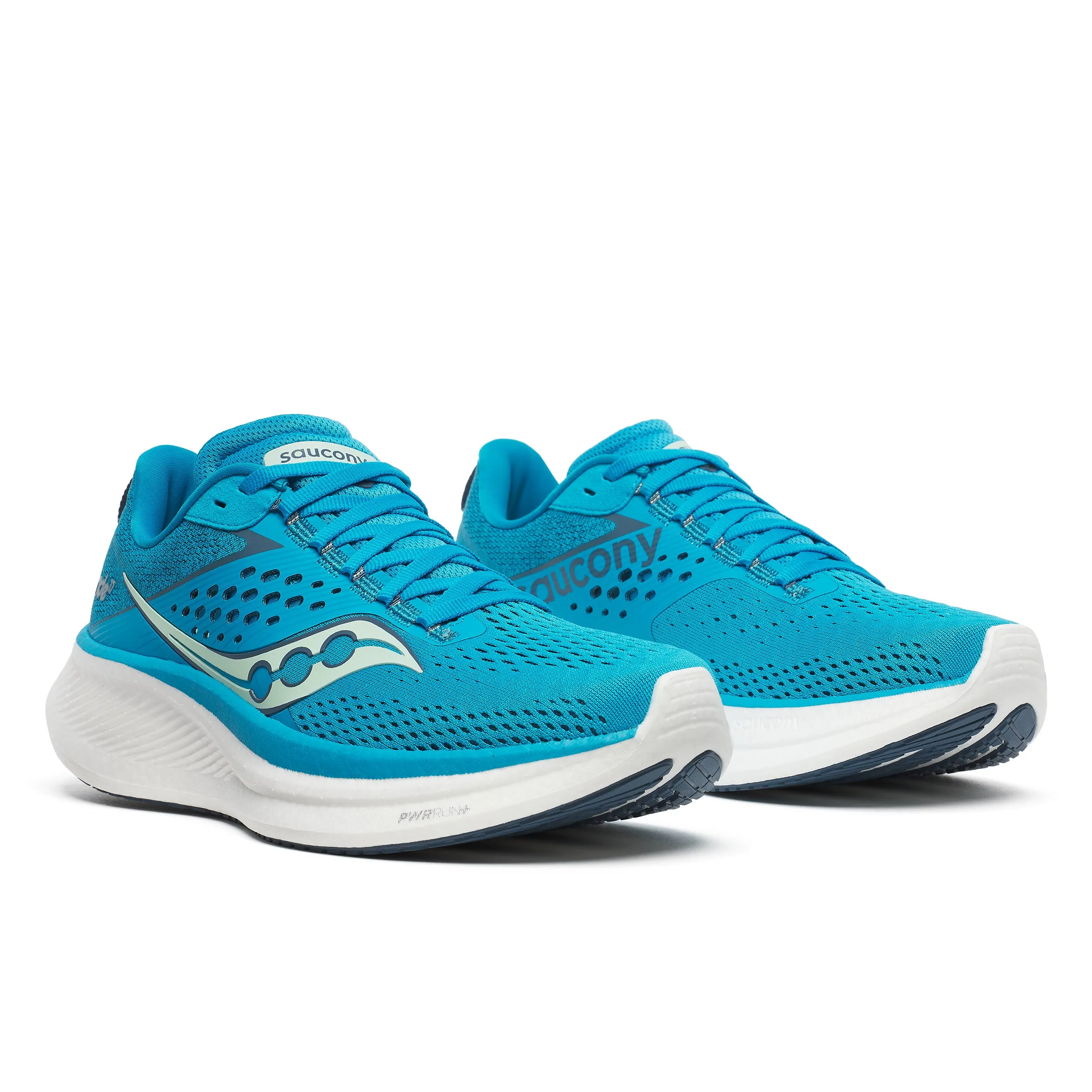 Saucony Ride 17 (Womens) - Vizi Blue/Mirage