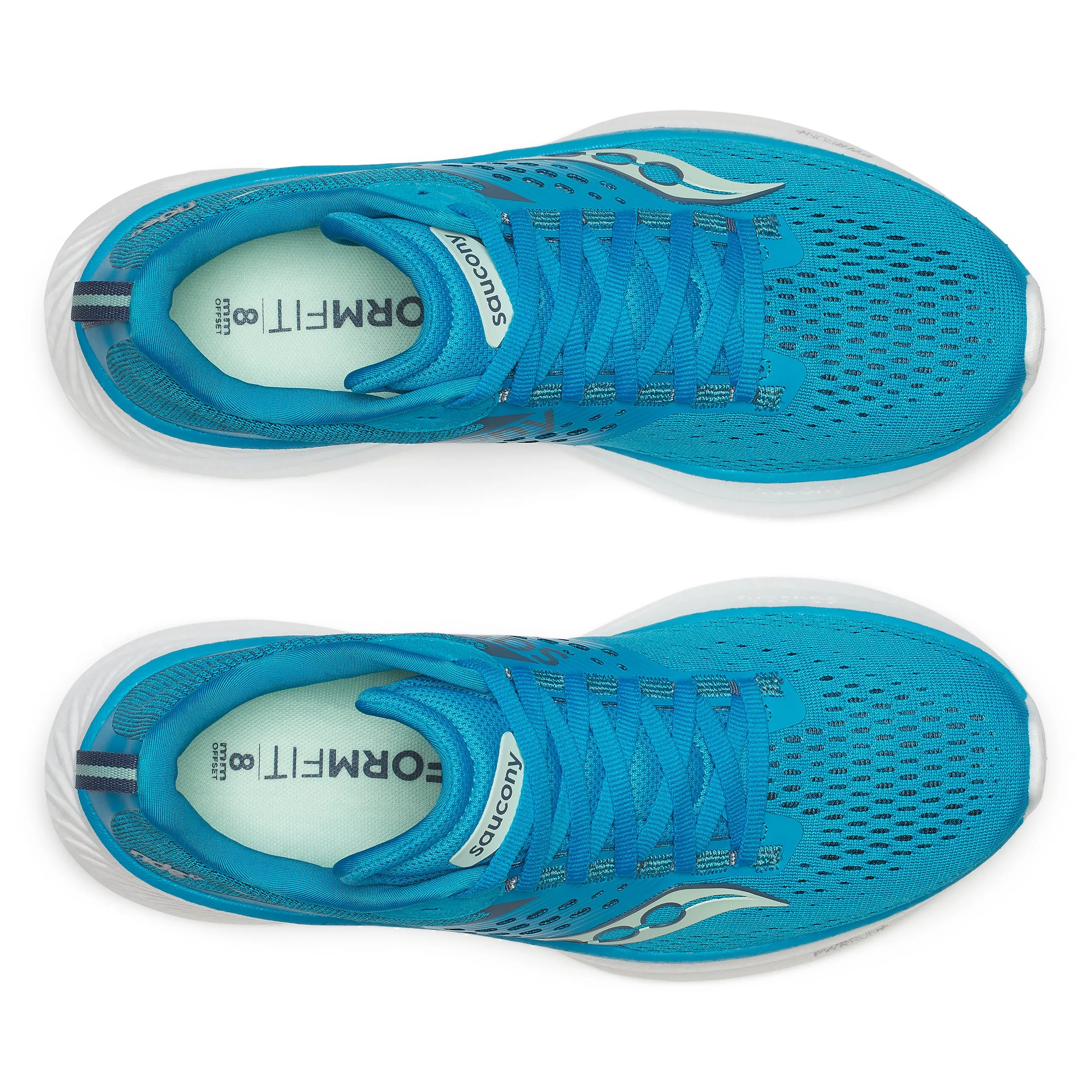 Saucony Ride 17 (Womens) - Vizi Blue/Mirage