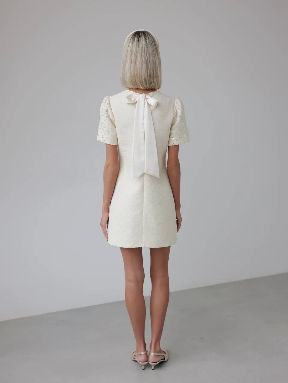 Sequin Embellished Mini Dress