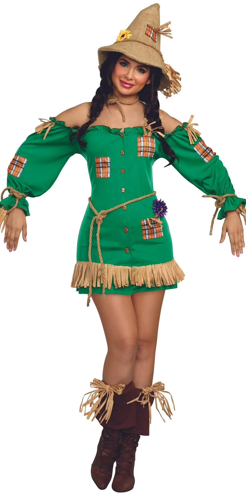 Sexy Scarecrow Storybook Women's Costume