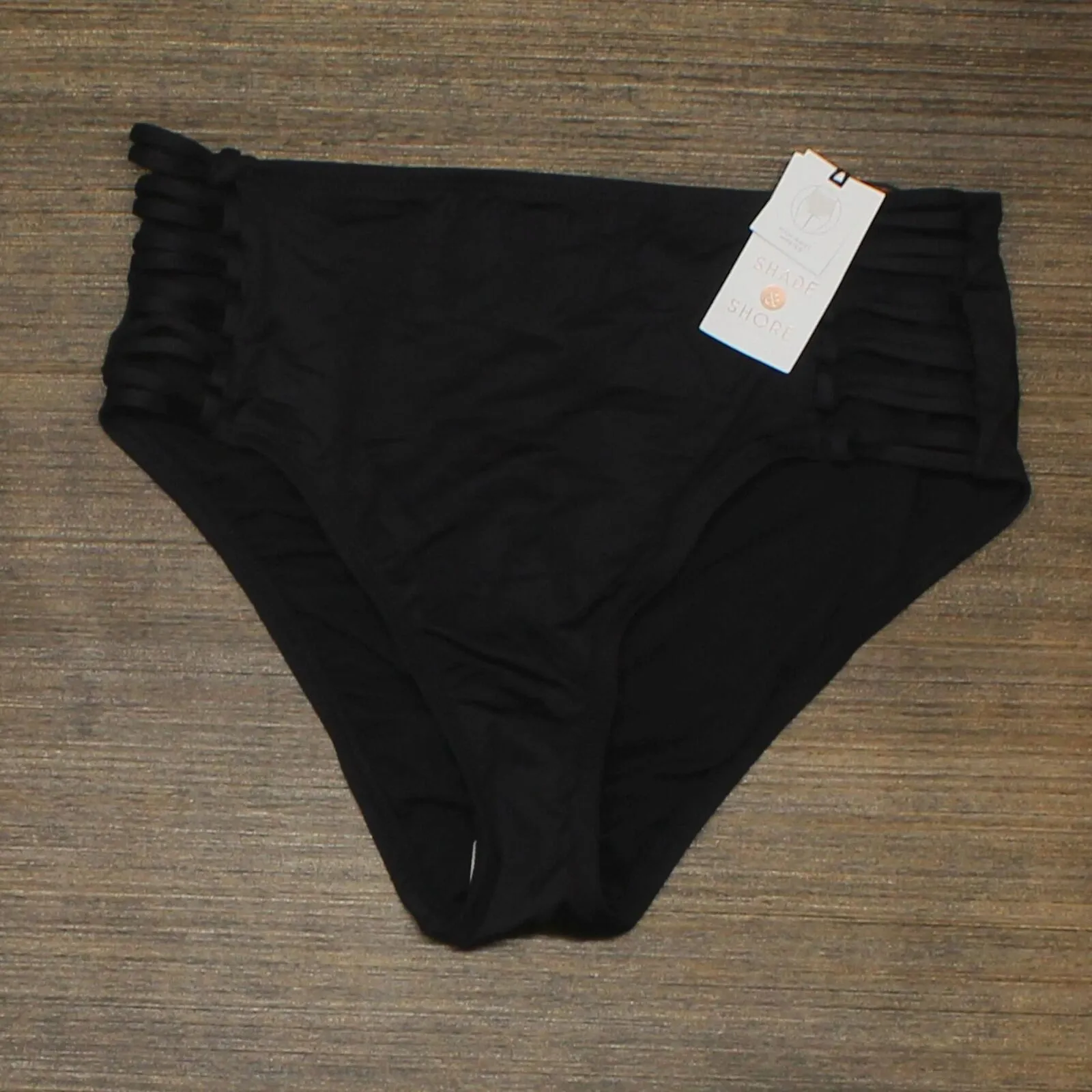 Shade & Shore Women's Knot Side High Waist Bikini Bottom