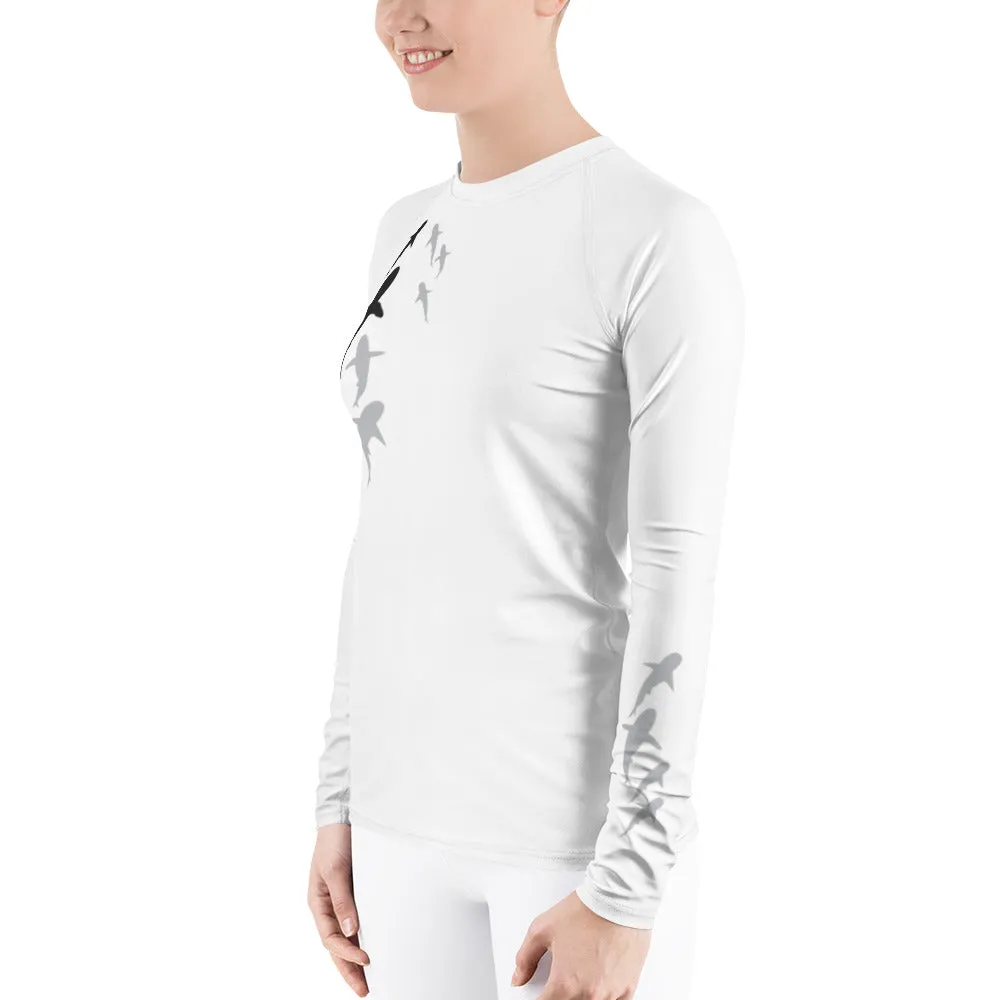 Shark Parade Women's Rash Guard