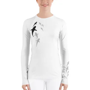 Shark Parade Women's Rash Guard