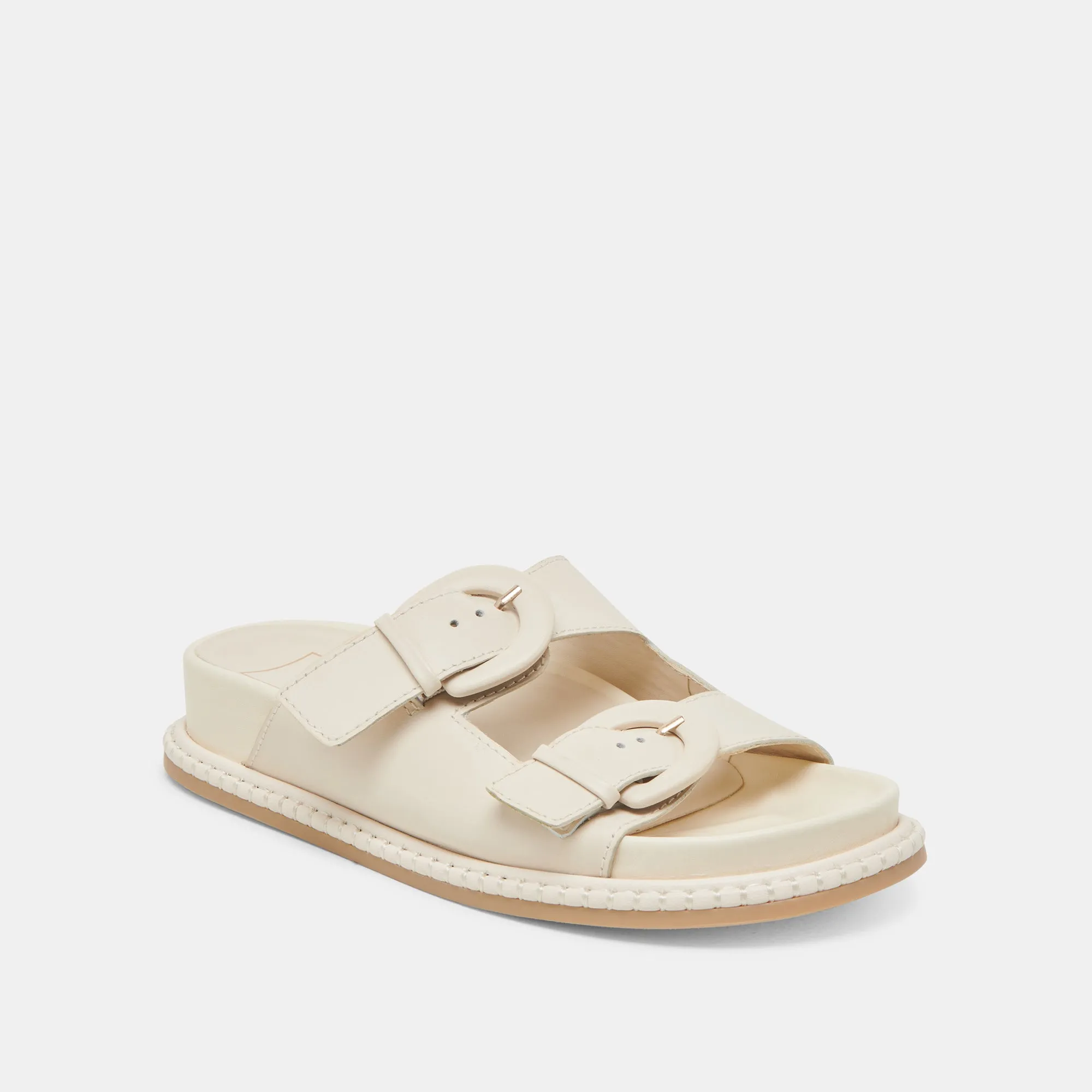 SHAUNY SANDALS BONE LEATHER