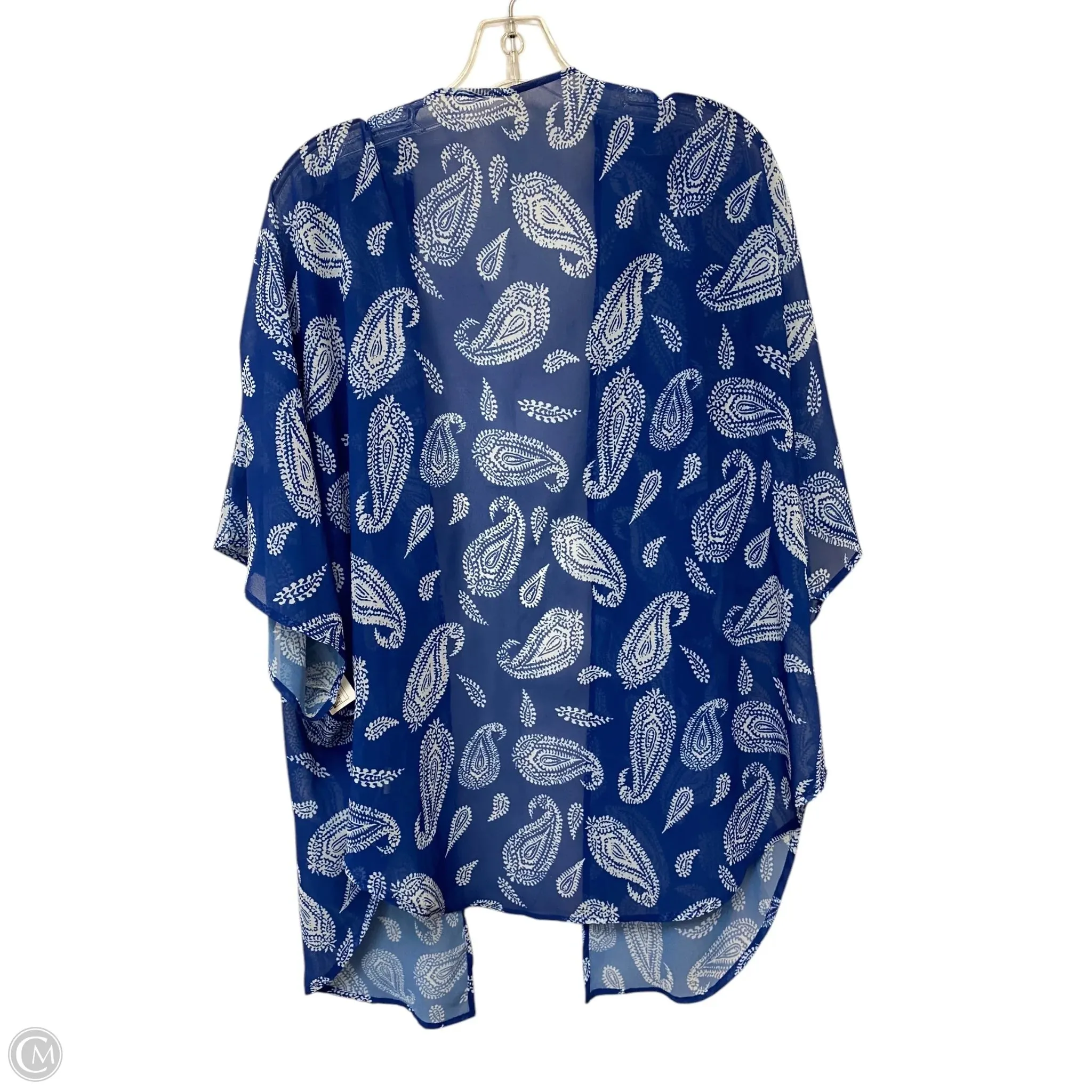 Shawl By Clothes Mentor In Blue, Size: S