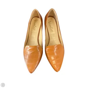 Shoes Heels Block By Clothes Mentor In Tan, Size: 7.5
