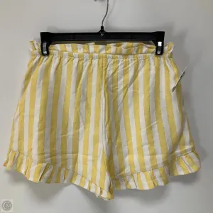 Shorts By Lovers & Friends In White & Yellow, Size: Xs