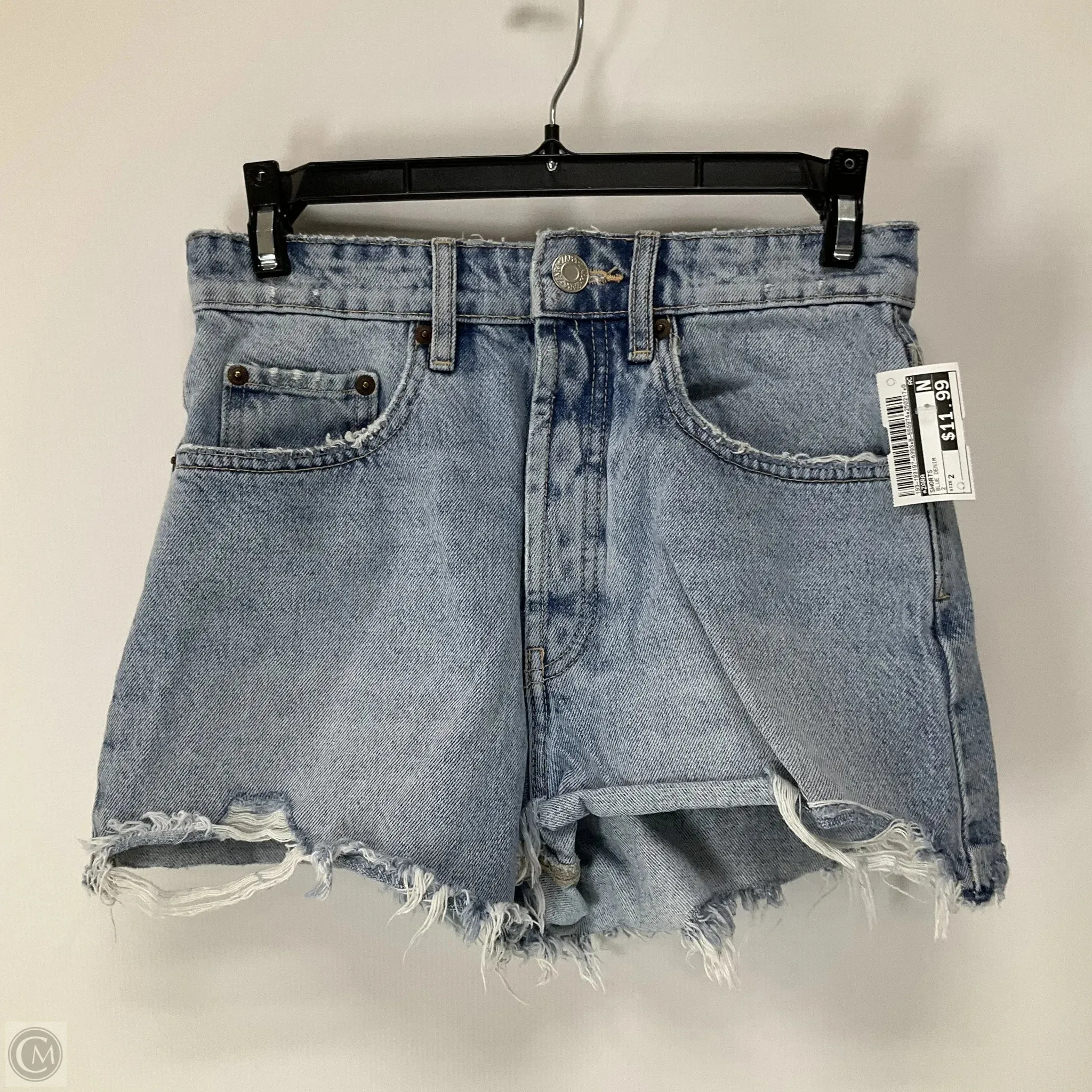 Shorts By Zara In Blue Denim, Size: 2