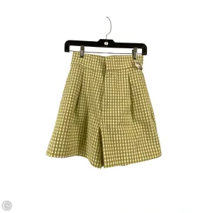 Shorts By Zara In Green & White, Size: S