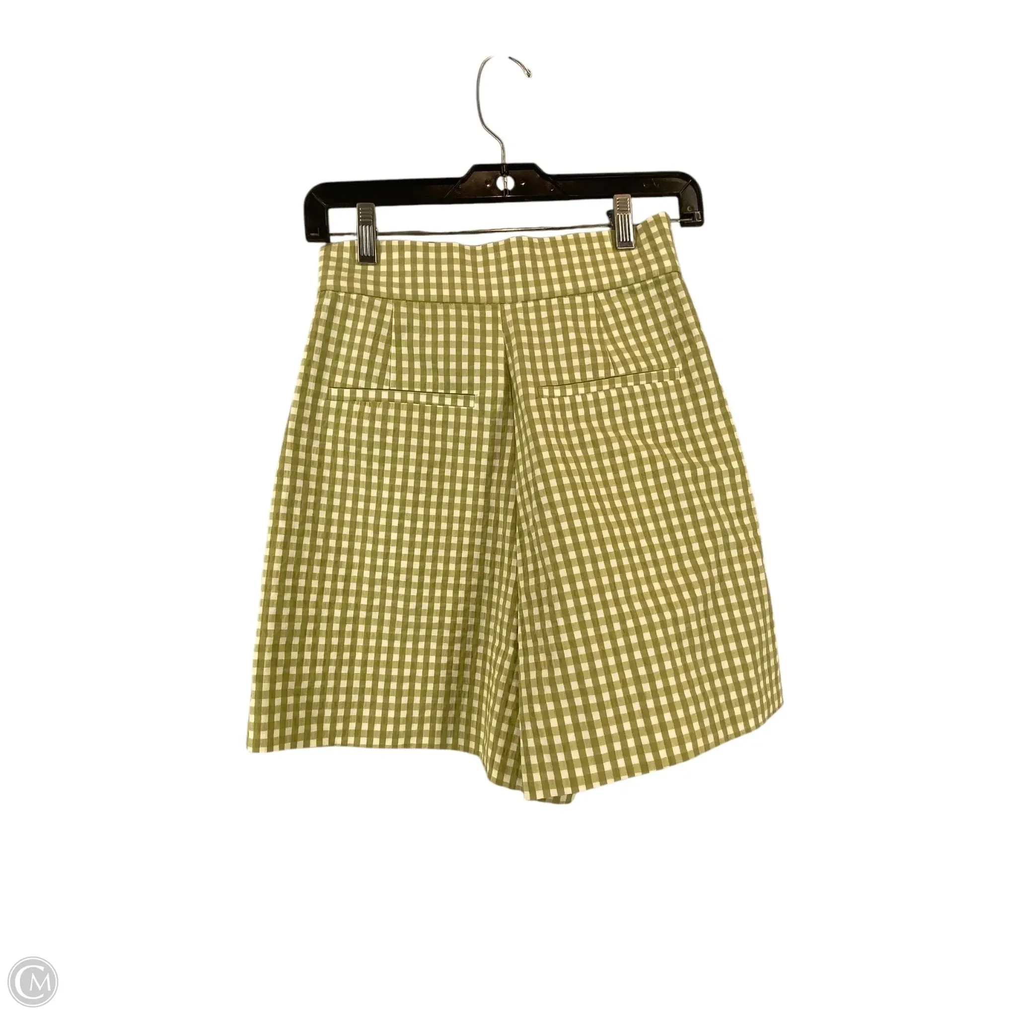 Shorts By Zara In Green & White, Size: S