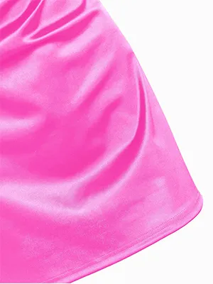 Side Slit Satin Sexy Short Homecoming Dress