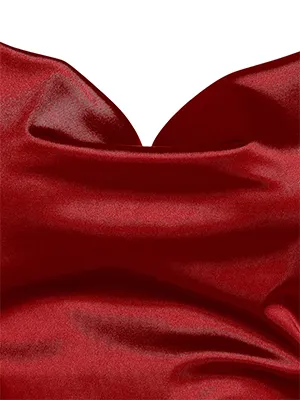Side Slit Satin Sexy Short Homecoming Dress