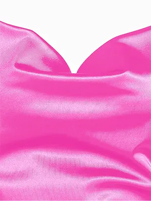 Side Slit Satin Sexy Short Homecoming Dress