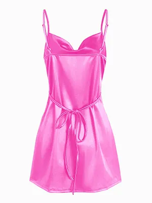 Side Slit Satin Sexy Short Homecoming Dress