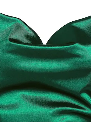 Side Slit Satin Sexy Short Homecoming Dress