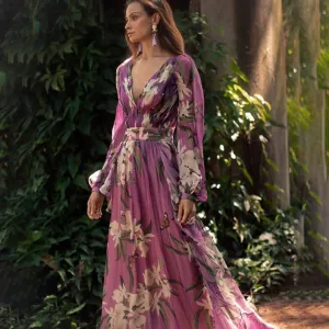Silk Aura™ | Women's Long Dress | High-Quality Fabric, Flowing Design & Comfortable Fit