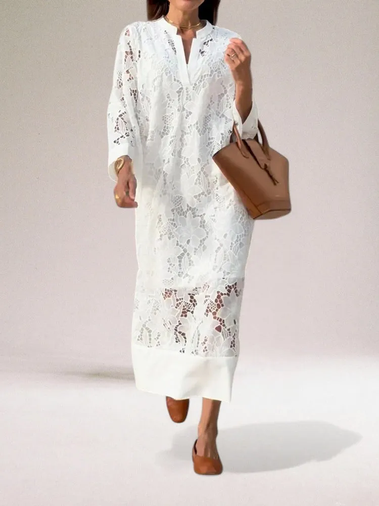 Simona® | Luxurious lace maxi dress