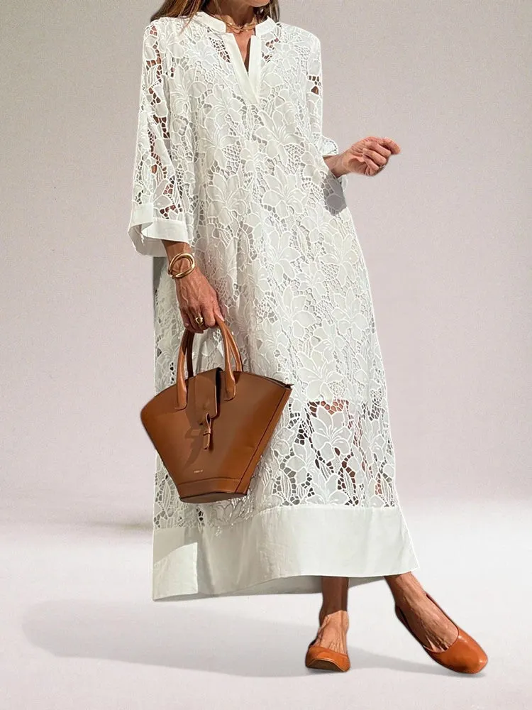 Simona® | Luxurious lace maxi dress